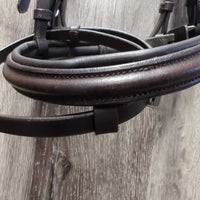 Soft Rsd Padded Monocrown Bridle, flash, attach, bag *like new, 0 tags, v.mnr dust, rubs, scuffs
