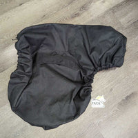 v.Hvy Cordura & Fleece Lined Saddle Cover, Drawstring *xc, mnr hair
