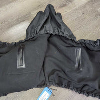 v.Hvy Cordura & Fleece Lined Saddle Cover, Drawstring *xc, mnr hair
