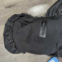 v.Hvy Cordura & Fleece Lined Saddle Cover, Drawstring *xc, mnr hair
