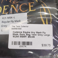 Hvy Mesh Fly Mask, Ears, Bag *new
