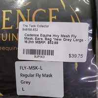 Hvy Mesh Fly Mask, Ears, Bag *new
