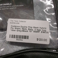Fine Mesh Hybrid Fly Sheet, Neck, Belly, 2 legs, bag *new

