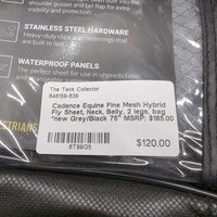 Fine Mesh Hybrid Fly Sheet, Neck, Belly, 2 legs, bag *new
