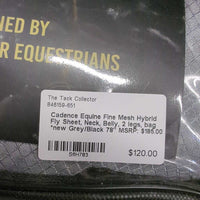 Fine Mesh Hybrid Fly Sheet, Neck, Belly, 2 legs, bag *new
