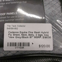 Fine Mesh Hybrid Fly Sheet, Neck, Belly, 2 legs, bag *new
