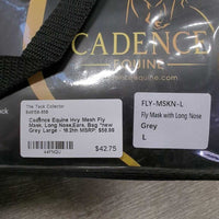 Hvy Mesh Fly Mask, Long Nose,Ears, Bag *new
