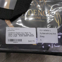 Hvy Mesh Fly Mask, Long Nose,Ears, Bag *new
