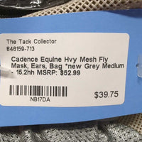 Hvy Mesh Fly Mask, Ears, Bag *new
