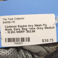 Hvy Mesh Fly Mask, Ears, Bag *new

