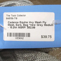 Hvy Mesh Fly Mask, Ears, Bag *new
