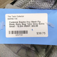 Hvy Mesh Fly Mask, Ears, Bag *new

