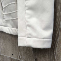 Soft Shell Fleece Lined Jacket, Zipper *gc, clean, v.clumpy pocket lining, mnr cuff stains & collar rubs & pills
