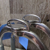 Flexi Stirrup Irons, Swivel Top *xc, clean, mnr scratches & stains
