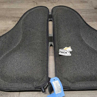 Endurance AIR Saddle Pad, 2 PAIRS Felt shims *vgc, mnr hair, stains, residue?dirt, rubs & hair, HOLDS Air
