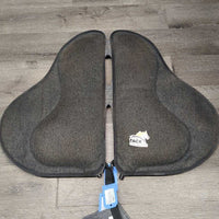 Endurance AIR Saddle Pad, 2 PAIRS Felt shims *vgc, mnr hair, stains, residue?dirt, rubs & hair, HOLDS Air
