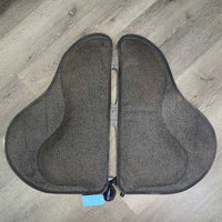 Endurance AIR Saddle Pad, 2 PAIRS Felt shims *vgc, mnr hair, stains, residue?dirt, rubs & hair, HOLDS Air
