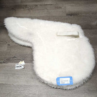 Super Thick Fitted Fleece Hunter Saddle Pad *vgc/gc, older, clean, clumpy, mnr rubs & stains
