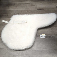Super Thick Fitted Fleece Hunter Saddle Pad *vgc/gc, older, clean, clumpy, mnr rubs & stains
