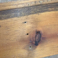 Wood Wall Coat Hanger/Shelf, Wagon Wheel sides
