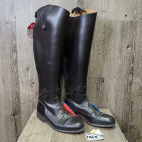 Field Boots, Zips, Bronze Plastic Forms *vgc/xc, mnr dirt & scratches, older?
