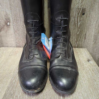 Field Boots, Zips, Bronze Plastic Forms *vgc/xc, mnr dirt & scratches, older?
