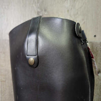 Field Boots, Zips, Bronze Plastic Forms *vgc/xc, mnr dirt & scratches, older?
