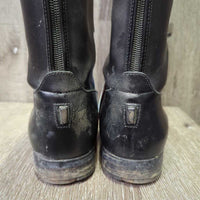Field Boots, Zips, Bronze Plastic Forms *vgc/xc, mnr dirt & scratches, older?
