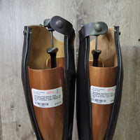 Field Boots, Zips, Bronze Plastic Forms *vgc/xc, mnr dirt & scratches, older?
