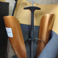 Field Boots, Zips, Bronze Plastic Forms *vgc/xc, mnr dirt & scratches, older?
