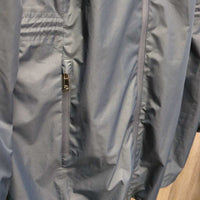 Light Long Riding Duster, Zipper, Hood, Mesh Lining *vgc, mnr edge rubs & stains
