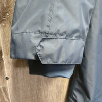 Light Long Riding Duster, Zipper, Hood, Mesh Lining *vgc, mnr edge rubs & stains
