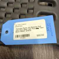 Air-Release Pad with Rear Riser Half Pad, tag *new
