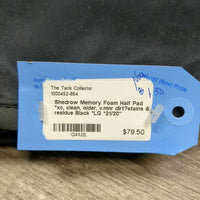 Memory Foam Half Pad *xc, clean, older, v.mnr dirt?stains & residue
