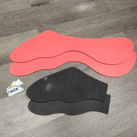 Mesh & Leather Mesh Half Pad, Wither Relief, 4 Shims: 2 Full/Red, 2 Front/Grey *new, No Extra Shims, mnr hair
