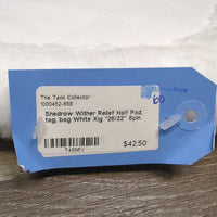 Wither Relief Half Pad, tag, bag
