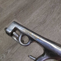 SS Plastic Pelham Bit, chain *vgc, clean, mnr stains, scuffs & rubs
