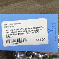Full Cheek Waterford Bit *xc, clean, mnr scuffs, residue & scratches
