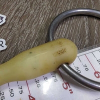 Bubble Mullen Mouth Loose Ring BIt *gc, stains, mnr chews, v.discolored, residue
