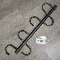 4 Prong Bridle Rack *gc/fair, rusted, scuffs, mnr residue, tape
