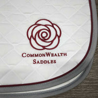 Quilt Jumper Profile Saddle Pad, "Commonwealth Saddlery" *xc, clean, puckers
