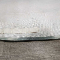 Non Slip Dressage Saddle Pad, fleece lined top *gc, clean, stains, puckered lining, clumpy, dingy, loose lining, hair, rubs, pills, marker, older
