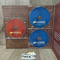2009 Parelli Natural Horsemanship - LEVEL 1/2 - 3 DVD Set, book sleeve *xc/like new, mnr bent corner
