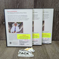 Buck Brannaman: Part 1, 2 & 3: 3 DVD Set, Plastic Case *vgc, mnr scuffs, scratches & rubs
