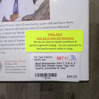 Buck Brannaman: Part 1, 2 & 3: 3 DVD Set, Plastic Case *vgc, mnr scuffs, scratches & rubs
