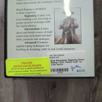Buck Brannaman: Beginning Ranch Roping 1 DVD, Plastic Case *xc, v.mnr scuffs
