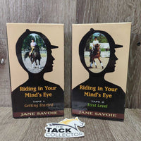 Jane Savoie: Riding in Your Mind's Eye 2 VHS Set, 2001 *xc, edge rubs
