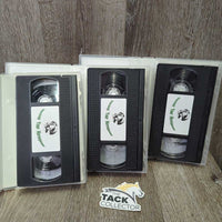 Chris Irwin - Discover Your Horsepower 3 VHS Set, Plastic Case *xc, clean, chipped edges, peeling labels, works?, marker
