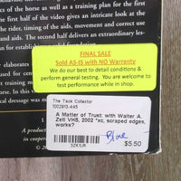 A Matter of Trust: with Walter A. Zetl VHS, 2002 *xc, scraped edges, works?
