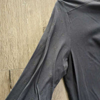 LS Polo Shirt, 1/4 Zip Up *vgc/xc, clean, hairY
